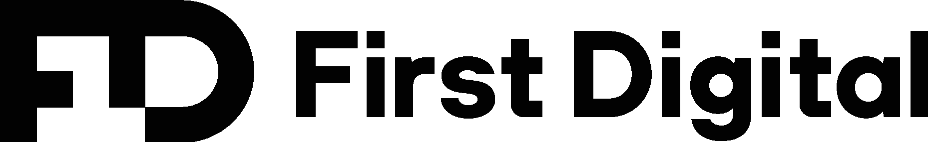 First Digital Trust Black Logo Vector Logo
